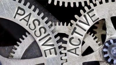 زبان خارجی passive active