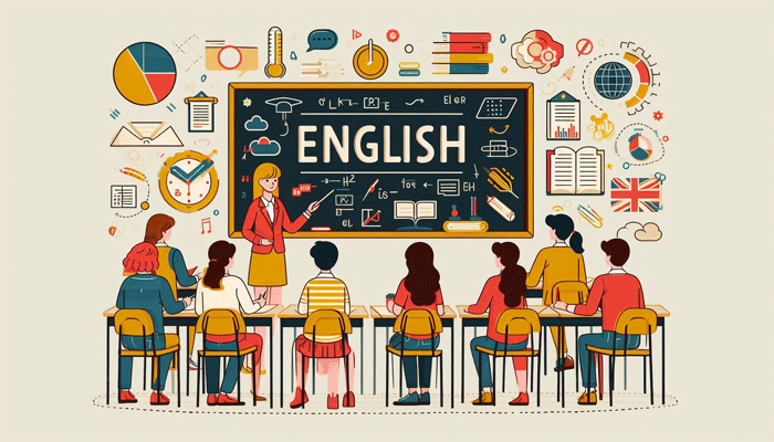 آموزشی, زبان خارجی کلاس زبان