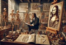 بیوگرافی دواینچی در حال فکر کردن