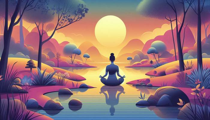 بهره وری, مدیتیشن, هوش و حافظه مدیتیشن کنار دریاچه