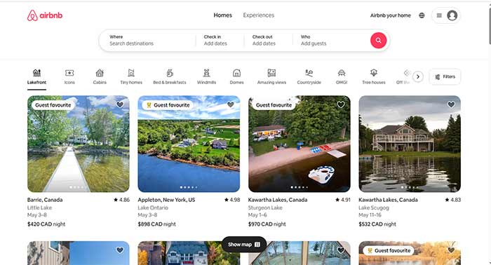 تکنولوژی, کسب درآمد, نرم افزار Airbnb