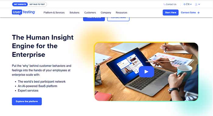 تکنولوژی, کسب درآمد, نرم افزار UserTesting