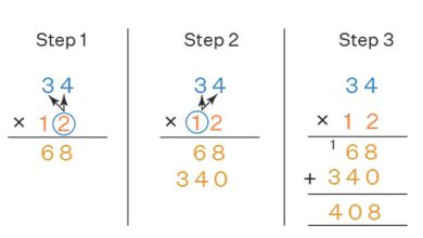 آموزشی ضرب دو رقمی در دو رقمی
