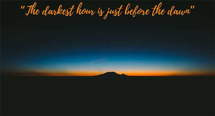 انگلیسی, ضرب المثل, ضرب المثل انگلیسی ضرب المثل The darkest hour is just before the dawn