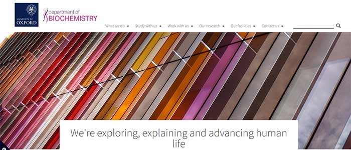 سایت دانشگاه آکسفورد (انگلستان)