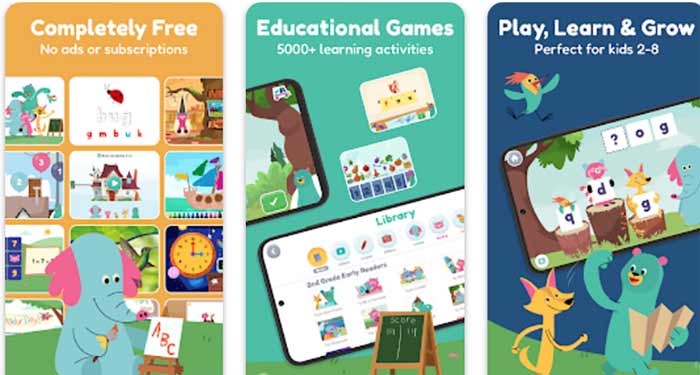 نرمافزار آموزشی, نرمافزار کودکان Khan Academy Kids