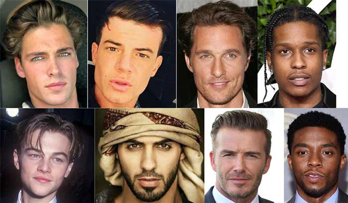 جذابیت, روانشناسی جذابیت مرد در روانشناسی و 6 جذاب ترین فرم صورت مردانه