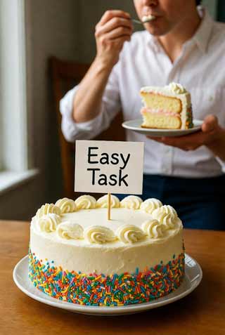 ضرب المثل, ضرب المثل انگلیسی ضرب المثلA piece of cake